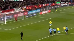 Neymar dio una clase de como patear penales para ganarle a Uruguay