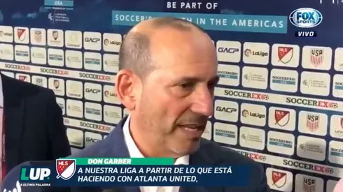 Don Garber, enfurecido con la Femexfut.
