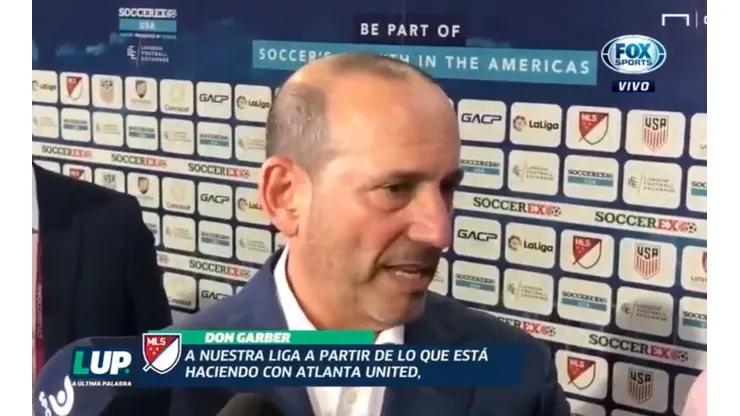 Don Garber, enfurecido con la Femexfut.