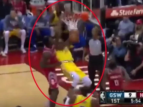 Pasito y clavada, Kevin Durant ridiculizó a la defensa de los Rockets