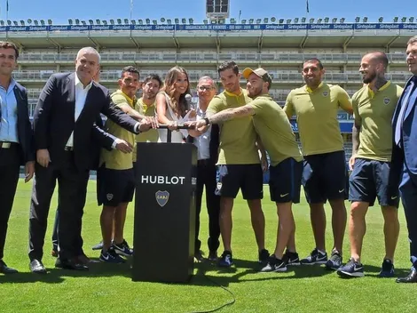 Los hinchas de Boca crearon una teoría de la foto de Wanchope con Pampita