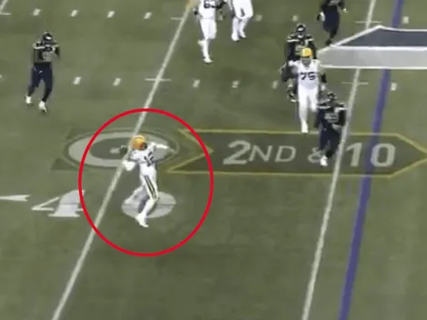 ¡Lo volvió a hacer! el impresionante pase Hail Mary de Aaron Rodgers en la derrota de los Packers