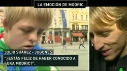 Se aguantó las lágrimas: el video que emocionó en vivo a Modric