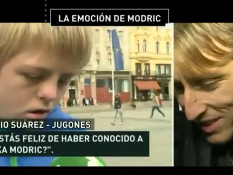 Se aguantó las lágrimas: el video que emocionó en vivo a Modric