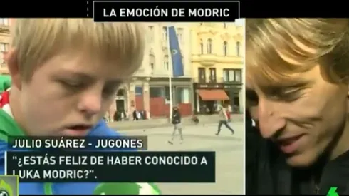Se aguantó las lágrimas: el video que emocionó en vivo a Modric