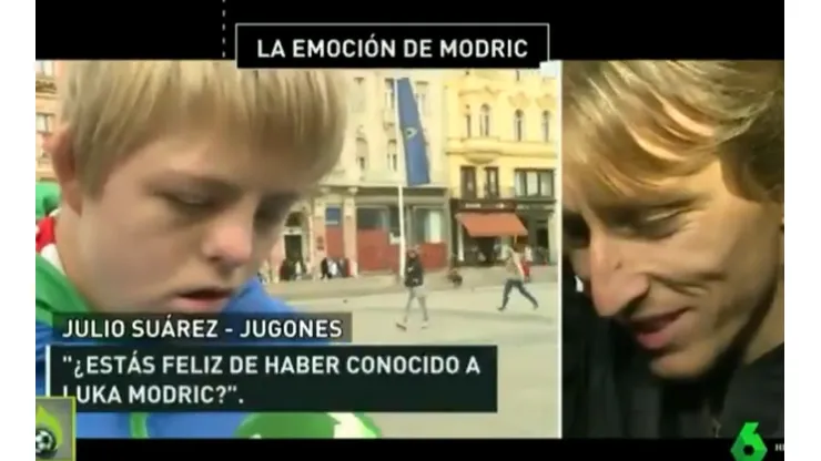 Se aguantó las lágrimas: el video que emocionó en vivo a Modric