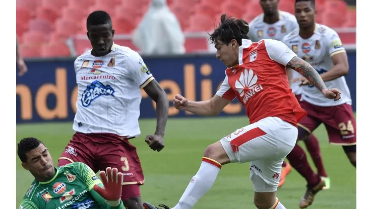 Tolima vs Santa Fe por la Liga Águila.