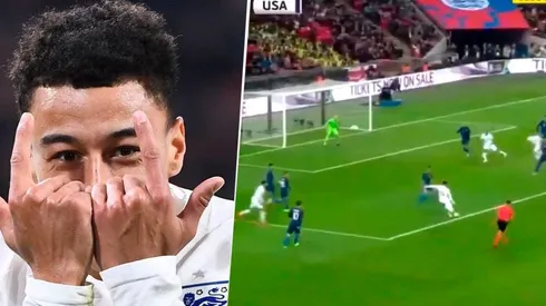 Más al ángulo, imposible: el golazo de Lingard para Inglaterra ante Estados Unidos