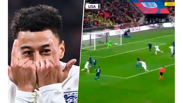 Más al ángulo, imposible: el golazo de Lingard para Inglaterra ante Estados Unidos
