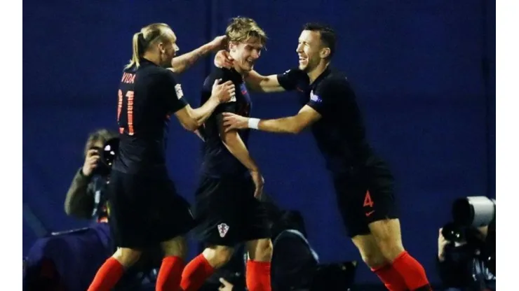 Croacia pegó en el final y se llevó la victoria.