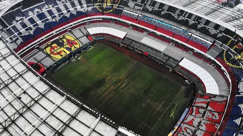 El Estadio Azteca se encuentra en pésimas condiciones.