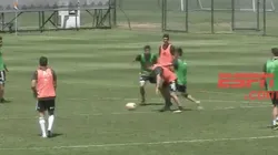 Re manijas por jugar con Boca: el video de los jugadores de River trabando como locos en una práctica