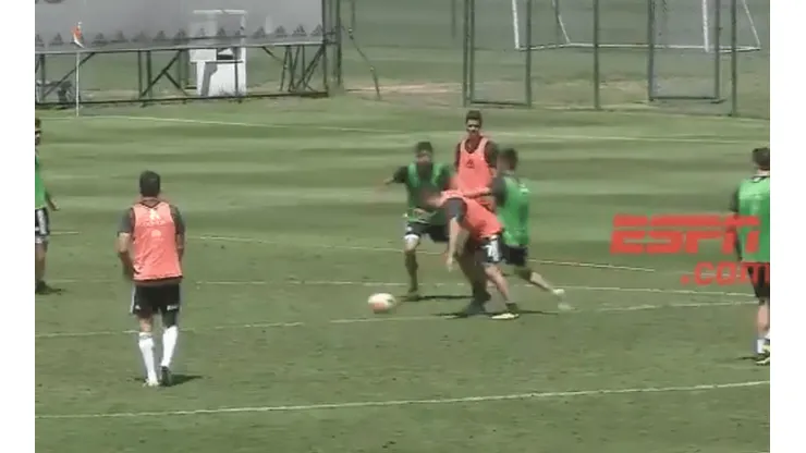 Re manijas por jugar con Boca: el video de los jugadores de River trabando como locos en una práctica