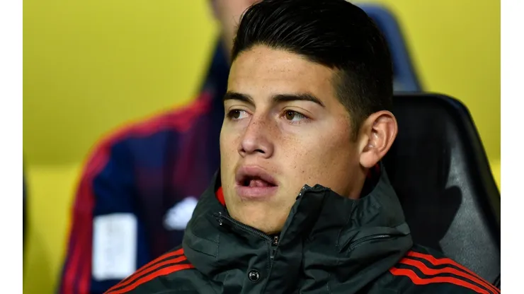 Foto de James Rodríguez, jugador de Bayern Munich.
