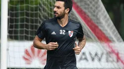 En River dudan cada vez más de la presencia de Scocco en la final