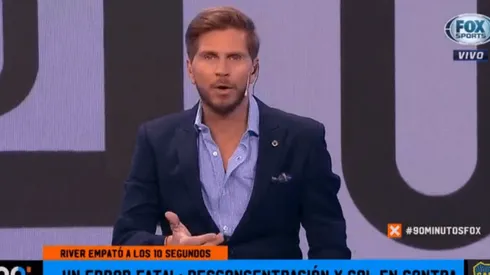 Foto de Sebastián Vignolo, periodista de Fox Sports.