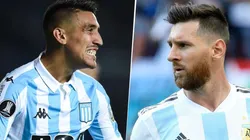 La novia de Centurión lo filmó imitando a Lionel Messi y estalló las redes sociales