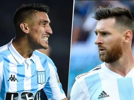 La novia de Centurión lo filmó imitando a Lionel Messi y estalló las redes sociales