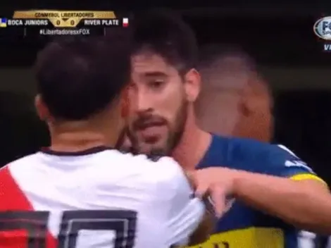 El gesto de Pablo Pérez con Casco que ningún hincha de Boca puede entender