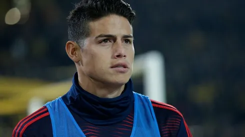 Foto de James Rodríguez, jugador de Bayern Munich.
