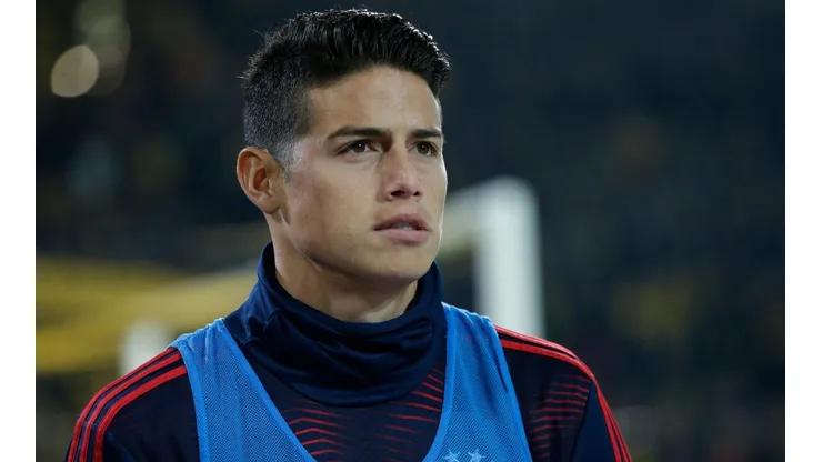 Foto de James Rodríguez, jugador de Bayern Munich.