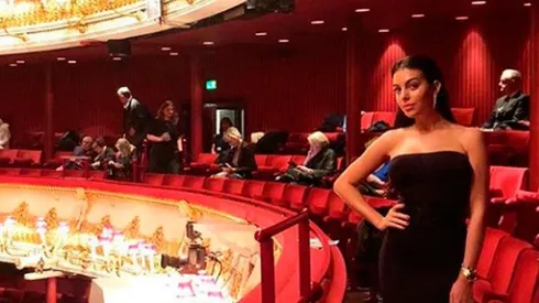 Georgina en el teatro.