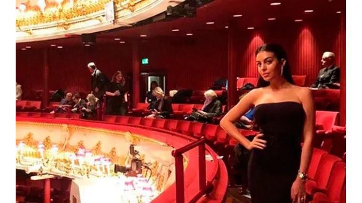 Georgina en el teatro.