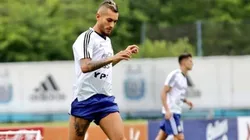 El Tucu Pereyra trolleó a Dybala en las redes en pleno entrenamiento de la Selección Argentina