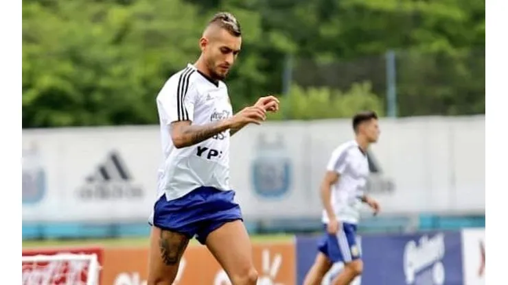 El Tucu Pereyra trolleó a Dybala en las redes en pleno entrenamiento de la Selección Argentina