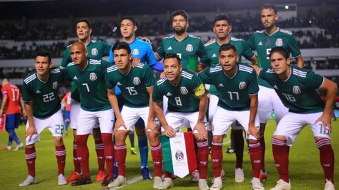 México en el último amistoso ante Chile.