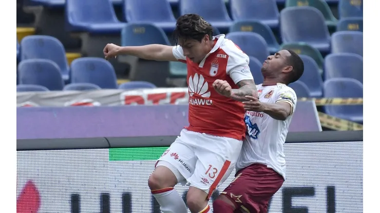 Santa Fe vs Tolima por la Liga Águila .