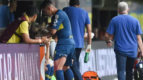 El sufrimiento de Cristian Pavón.