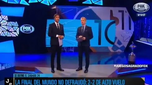 Gustavo López junto a Martín Liberman.