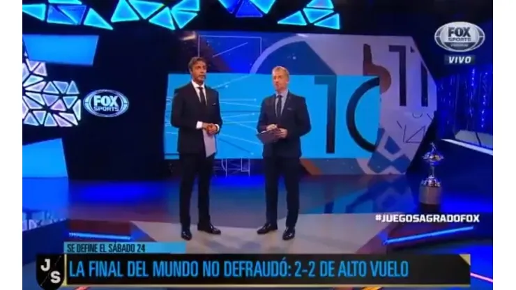Gustavo López junto a Martín Liberman.