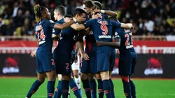 El festejo de Paris Saint-Germain en Mónaco.