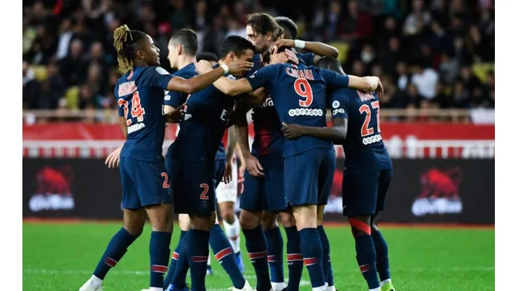 El festejo de Paris Saint-Germain en Mónaco.