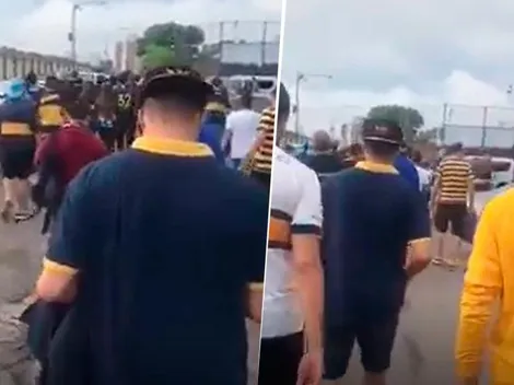 El video de un hincha de River infiltrado en La Bombonera que tiene re calientes a los de Boca: "Ahora no habla ninguno"