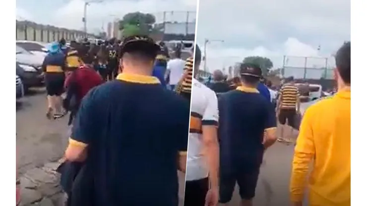 El video de un hincha de River infiltrado en La Bombonera que tiene re calientes a los de Boca: "Ahora no habla ninguno"