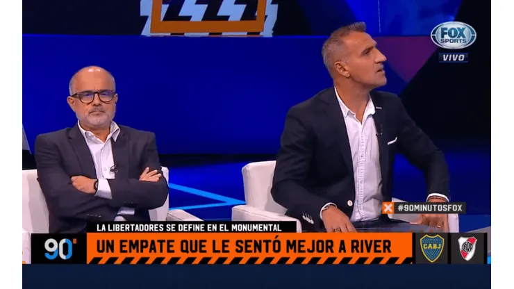 Foto de los periodistas de Fox Sports.
