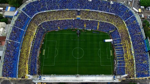 Foto de hoy de La Bombonera.