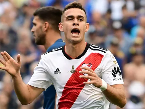 La insólita foto de Santos Borré Modo Dragon Ball en plena Bombonera