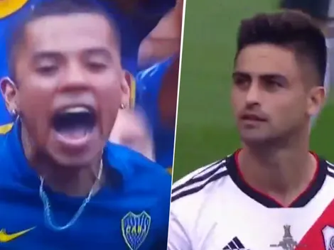 Está loco de verdad: el Pity Martínez se divirtió con la hinchada de Boca