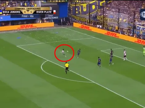 Rossi está en modo héroe: ahora le sacó una volea al Pity Martínez