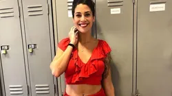 Ivana Nadal se puso un short bien corto, la remera de River y avisó que no puede más con el partido