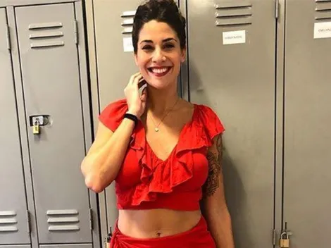 Ivana Nadal se puso un short bien corto, la remera de River y avisó que no puede más con el partido