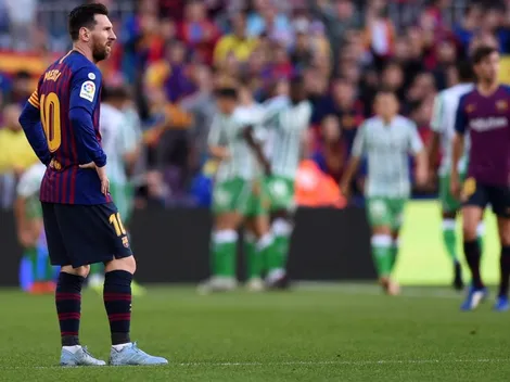 El primer tiempo de la vuelta de Lionel Messi a las canchas fue un infierno para el Barcelona