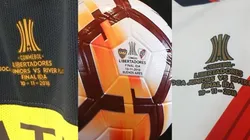 Las camisetas y la pelota especial que se iban a usar en el partido entre River y Boca (Foto: TyC Sports)