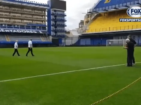 Representantes de Conmebol salieron a comprobar el estado de La Bombonera