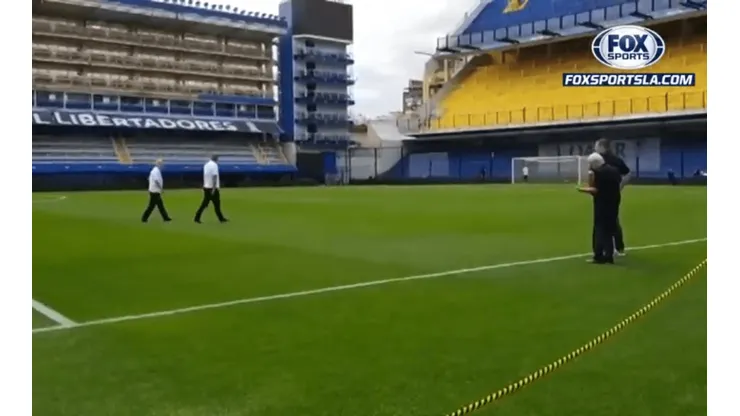 Representantes de Conmebol salieron a comprobar el estado de La Bombonera