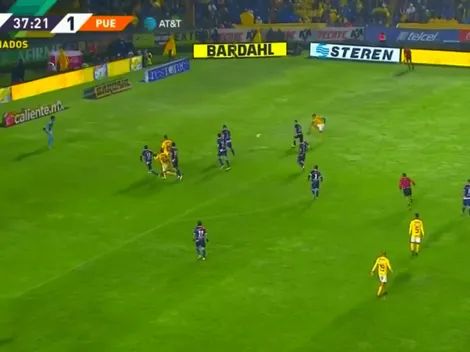 Tiki Tiki: Tigres tocó por todo el frente de ataque para que Vargas anote un golazo